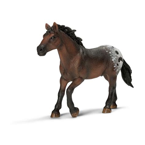 Amazon.com: Schleich Appaloosa Stallion Toy Figure: Toys ...
