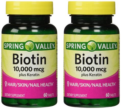 Amazon.com: Spring Valley Biotin Dietary Supplement ...