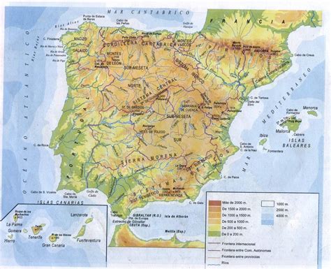 Ambito Socio Lingüistico: mapa de los rios de españa