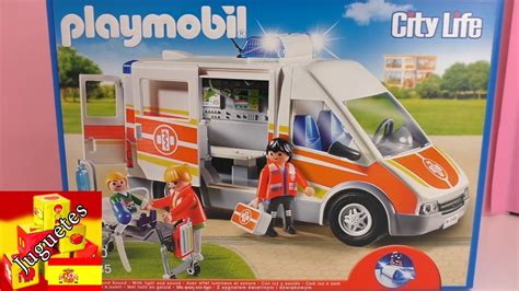 Ambulancia Playmobil   playmobil videos en espanol   YouTube