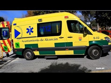 Ambulancia Protección Civil Alcorcón   YouTube