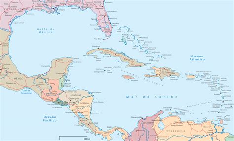 America Central Mapa Interactivo   Map USA