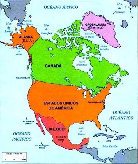 América del Norte Localización Geográfica Países   Mundo ...
