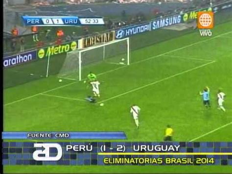 América Noticias:06.09.13  Perú 1 Uruguay 2 Eliminatorias ...