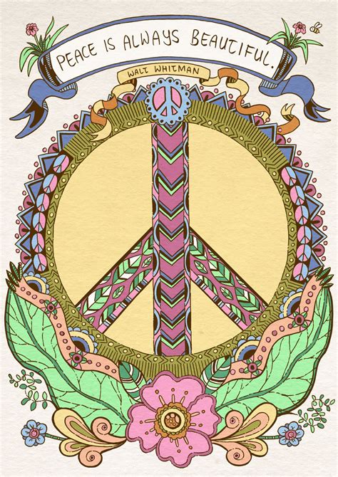 American Hippie Art ☮ Peace Sign | ☮ Art ~ Peace Sign ...