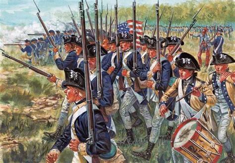 American War of Independence American Infantry Italeri 6060