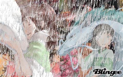 amor bajo la lluvia  kohaku y chihiro  Fotografía ...