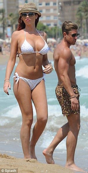 Amy Childs on Beach holiday with boyfriend David Peters