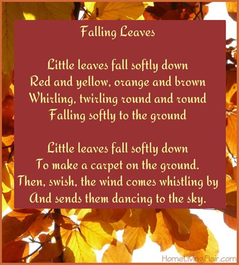 an autumn poem about leaves #fall #autumn #poems | Fall ...