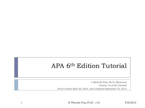 An example of appendix in apa format | Book chapter ...