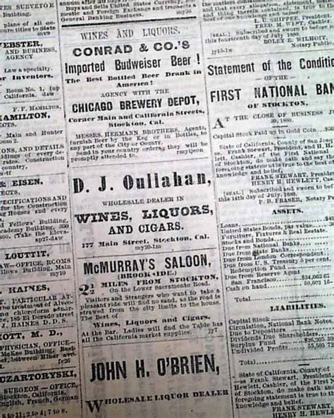 An Old West Newspaper from Stockton, CA ...