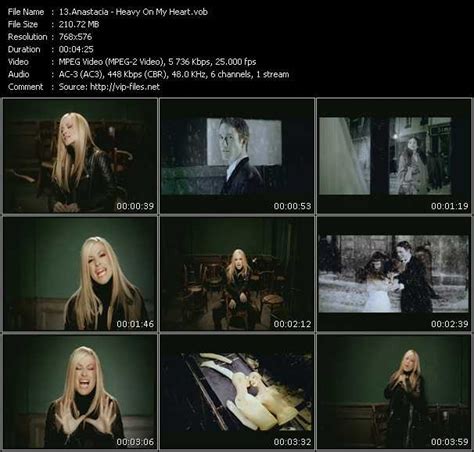 Anastacia   Heavy On My Heart   Descargar Video del VOB ...