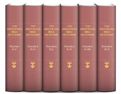 Anchor Yale Bible Dictionary  6 vols.    Logos Bible Software