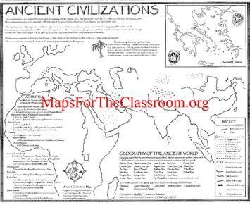 Ancient Civilizations Map | Civilization, Social studies ...