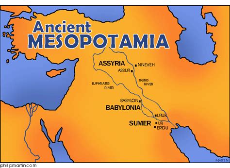 Ancient Mesopotamia Geography & Maps   Mesopotamia for Kids