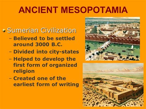 Ancient Mesopotamia “The Land Between Two Rivers” ppt ...