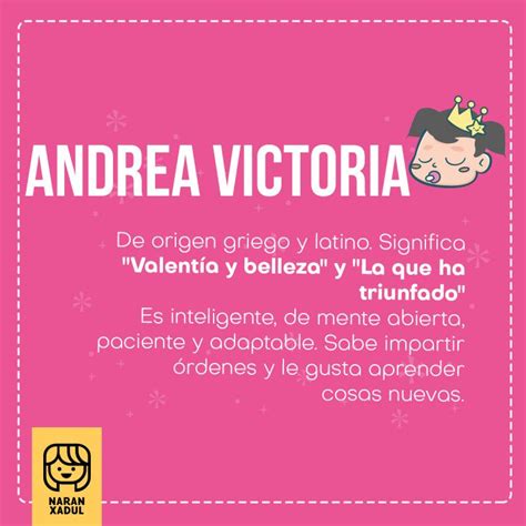Andrea Victoria | Naranxadul