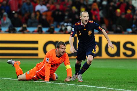 Andres Iniesta in Netherlands v Spain: 2010 FIFA World Cup ...