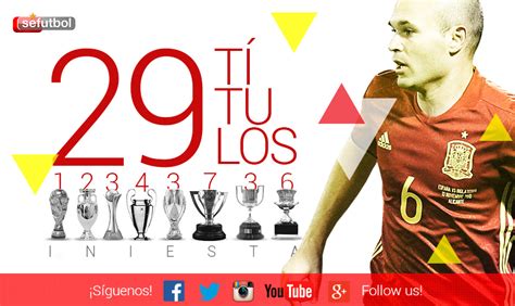 Andrés Iniesta ya es el jugador español con más títulos de ...