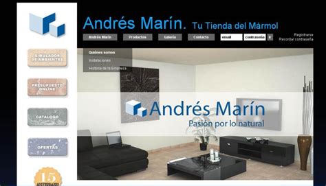 Andrés Marín. Tu tienda del mármol | Web Empresarial | III ...