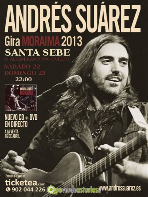 Andrés Suárez | Conciertos y música en Oviedo / Uviéu ...