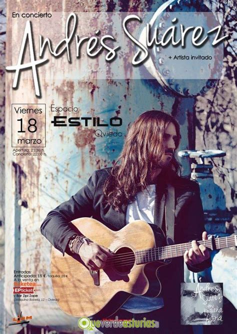 Andrés Suárez en concierto en Oviedo | Conciertos y música ...