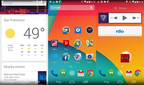 Android Kitkat Default Home Screen | Green Poison