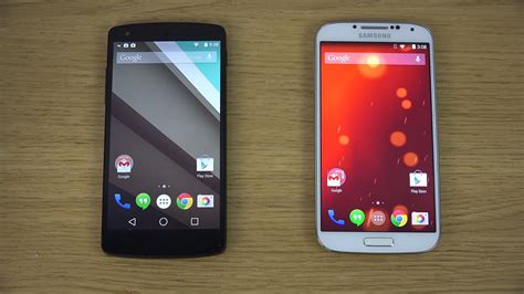 Android L vs. Android 4.4 KitKat   Review  4K    YouTube