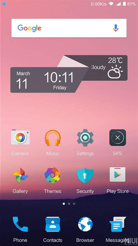 Android N MIUI Theme Homescreen – Xiaomi Tips