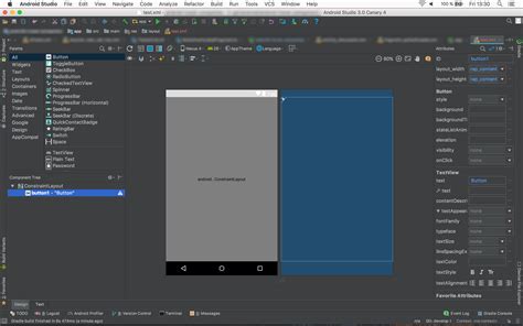 Android Studio 3   Constraint layout editor broken   Stack ...