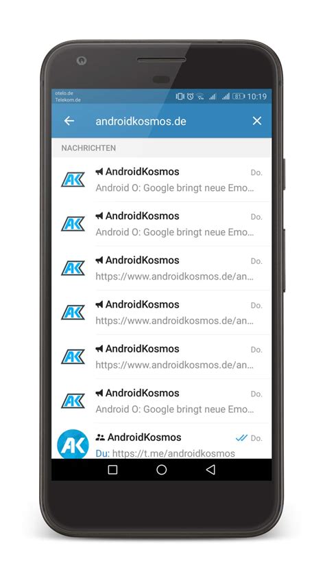 AndroidKosmos.de ganz einfach bei Telegram abonnieren   so ...