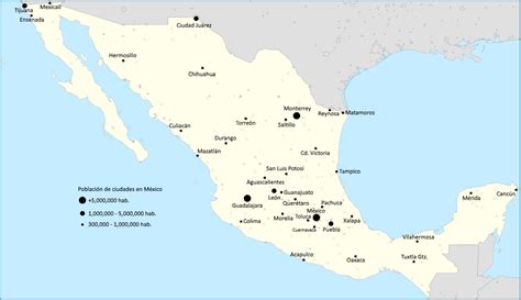 Anexo:Ciudades de México más pobladas  No Revolución ...