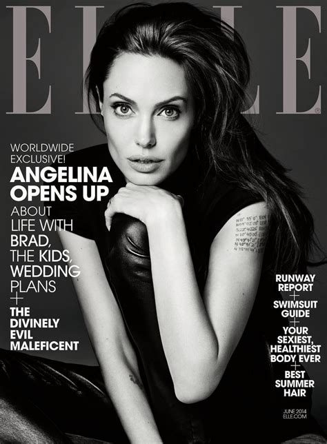 Angelina Jolie Interview With Elle Magazine | June 2014 ...