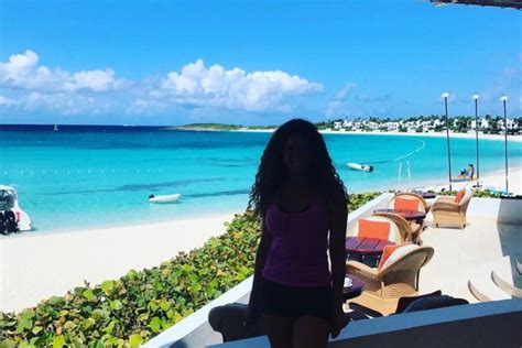 Angie Cárdenas, sus vacaciones más especiales en el Caribe