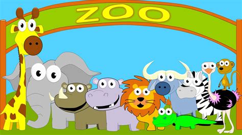 Animales del Zoo para niños   Sonidos de Animales para ...