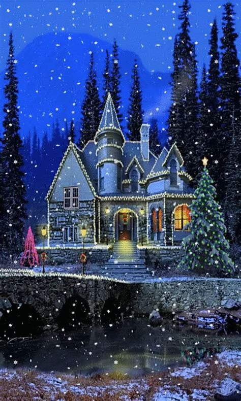 Animated Christmas wallpaper for your phone sparkles and ...