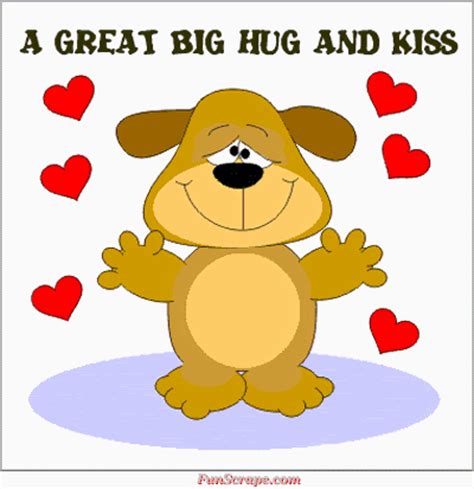 Animated Hugs And Kisses Emoticon