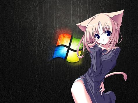 Anime Girl Para Windows 7 fondo de pantalla fondos de ...