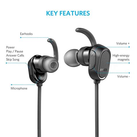 Anker SoundBuds Sport: Bluetooth In Ear Kopfhörer mit 24 ...