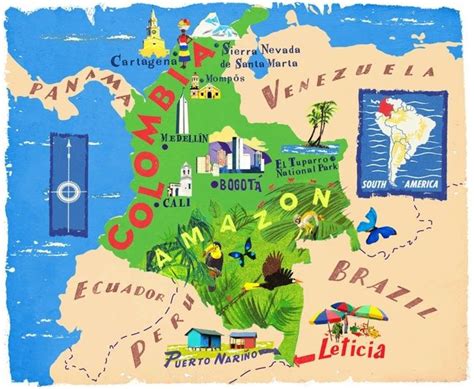 Anna Simmons   Mapa de Colombia | Lugares donde se habla ...