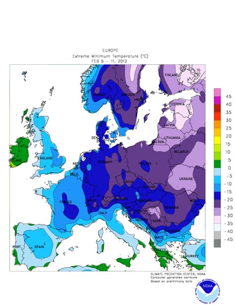 Anomalías térmicas durante la ola de frío europea del 5 11 ...