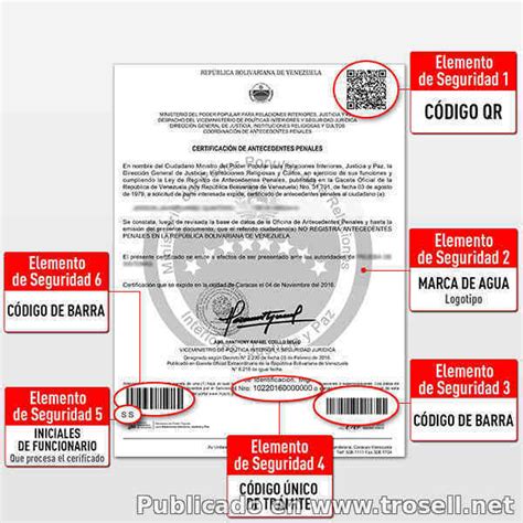 Antecedentes Penales   Certificaciones para Trámites ...