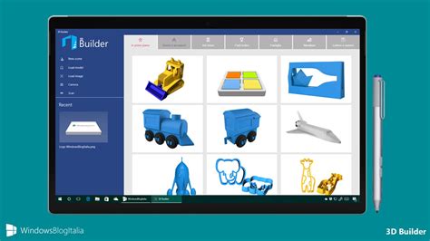 Anteprima della nuova app 3D Builder per Windows 10