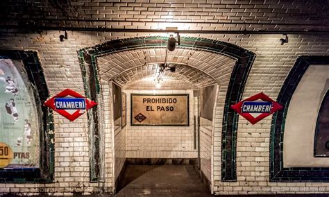 Antigua estación del Metro de Chamberí | MADRID POR ...