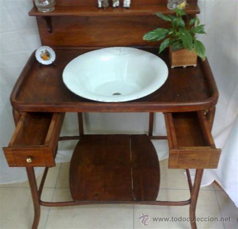 antiguo mueble lavabo en madera.   Comprar Muebles ...