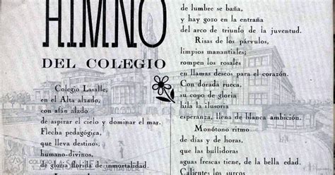 Antiguos Alumnos de La Salle de Santander: Himno de La Salle