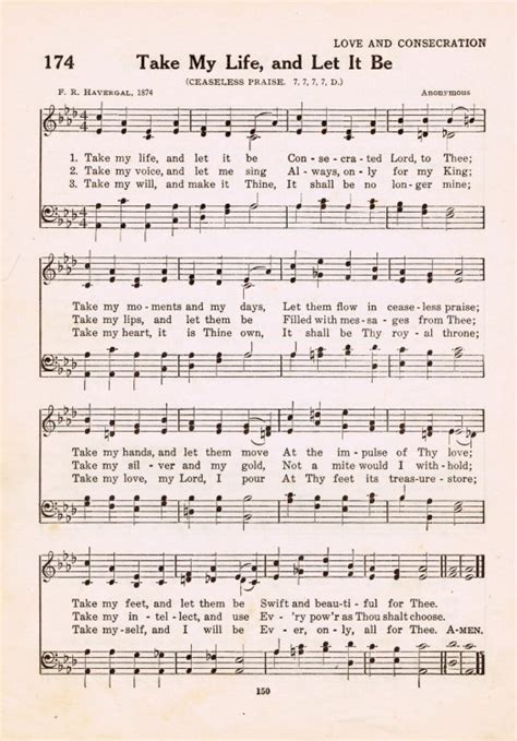 Antique Hymn Book Page Printable via KnickofTime.net