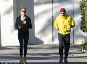 Antonio Banderas and girlfriend Nicole Kimpel go running ...
