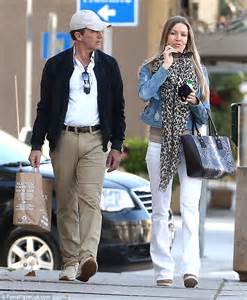Antonio Banderas looks joyful with girlfriend Nicole ...
