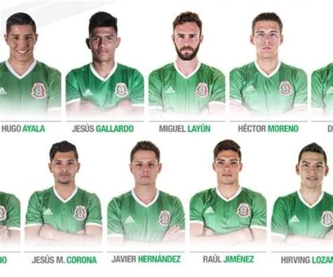 Anuncian convocados de la Selección Mexicana para ...